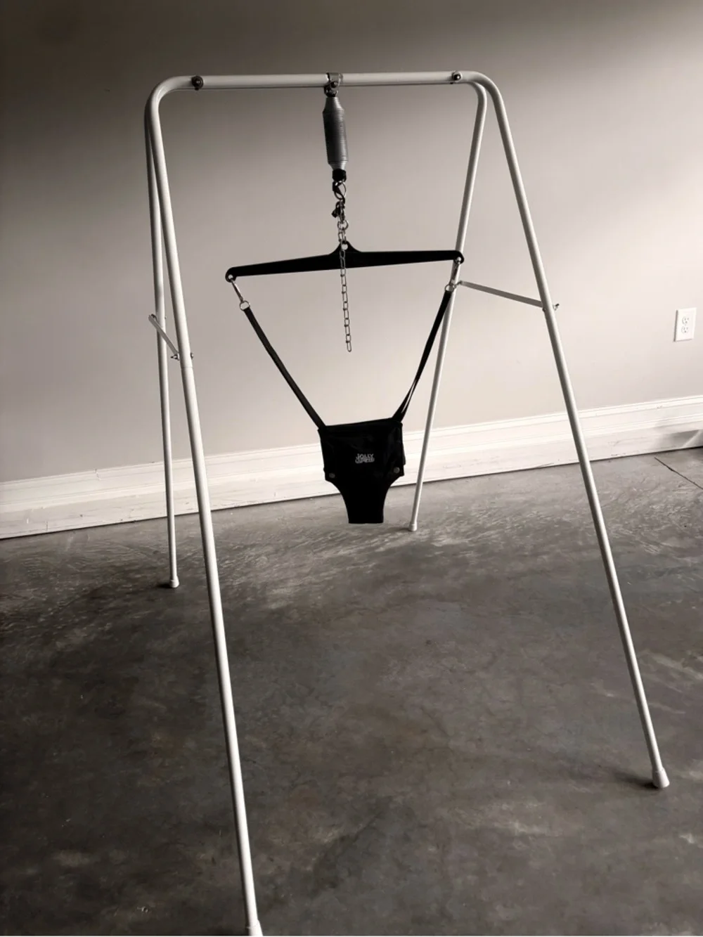 Black Baby Jumper & Stand  - Secure Infant Activity Seat